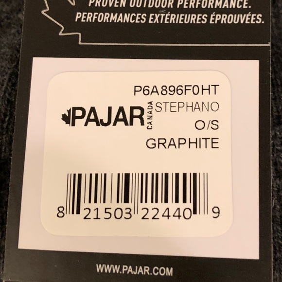 Pajar Stephanie Graphite Beanie NWT - Picture 8 of 8